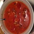 Amy Rhoda's cooksnap of when they made pizza soup.