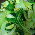 El cooksnap de Tamara Méndez López cuando hizo Revuelto muy sencillo de pak choi y calabacines.