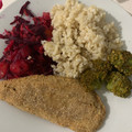 El cooksnap de Luisa Rojas cuando hizo Milanesas veganas de berenjena🍆.