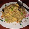 Vrunda Shende's cooksnap of when they made शेजवान फ्राइड राईस (schezwan fried rice recipe in marathi).