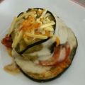 El cooksnap de R M cuando hizo Berenjenas a la parmesana con pesto y jamón.