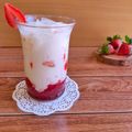 Cooksnap dari DKitchen untuk resep Korean Strawberry Milk Latte