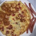 El cooksnap de Darling Orozco cuando hizo Omelette de huevo con jamón.