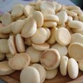 El cooksnap de Sandra Estefan cuando hizo Alfajores de maicena.