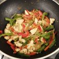 El cooksnap de cristinap22 cuando hizo Salteado de verduras con pollo.