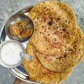 Sunita Gupta's cooksnap of when they made Aloo Paratha.