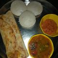 Asha Sharma का कुकस्नैप जब उन्होंने इडली सांभर एंड डोसा (Idli sambar and dosa recipe in Hindi) बनाया था।