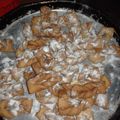 El cooksnap de Patricia Rosana Fernández cuando hizo Chiacchiere, pastelitos fritos italianos.