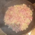 Simon Easson's cooksnap of when they made Easy Mascarpone, bacon and chilli pasta.