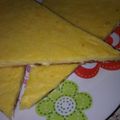 El cooksnap de Mariana Duré cuando hizo Faina de Queso y Choclo.