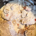 El cooksnap de Javi Jimenez Garcia cuando hizo Lomo de cerdo ibérico en salsa de yogur y champiñones con quinoa.