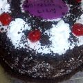 Priscilla Njogu Oduor's cooksnap of when they made Black Forest Cake.