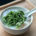 Bò's cooksnap of when they made Cháo gan heo-mề gà.