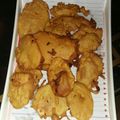Saira Naseer's cooksnap of when they made بینگن کے پکوڑے.