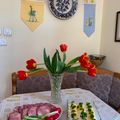 Kőváriné Szoboszlay Éva Cooksnap-ja, amikor elkészítette a(z) Húsvéti töltött tojás receptet.