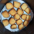 รูป Cooksnap ของ น้องมู๋เปิ้ล เมื่อเขาทำ คุกกี้เนยอัลมอนด์คีโต หม้อทอดไร้น้ำมัน