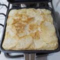 El cooksnap de Diana Carames cuando hizo Tortilla de papa en flip de Essen.