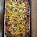 Brandy's cooksnap of when they made skye's parmesan & garlic thin crust pizza.