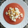 El cooksnap de Salima cuando hizo Salmorejo.