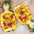 Sarita Srivastava's cooksnap of when they made Mixed Fruit Chat.