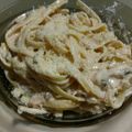 El cooksnap de mariomogon cuando hizo Fetuccini Alfredo con champiñones.