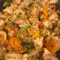 El cooksnap de Brenda Frutero cuando hizo Pollo a las verduras.