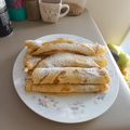 El cooksnap de Karoll cuando hizo Panqueques con manjar.