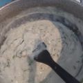 El cooksnap de Graciela Luna cuando hizo Salsa blanca de verdeo.