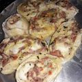 El cooksnap de Flor Aranda cuando hizo Rollitos rellenos.