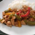 El cooksnap de Monserrat Becerril cuando hizo Pollo teriyaki.