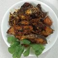 Cooksnap của Lâm Thể Điệp khi họ làm theo món Cơm cá lóc rim tiêu