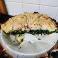 El cooksnap de Ana RePa cuando hizo Tarta de puré de patata y espinacas.
