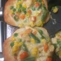 Cas.Branum's cooksnap of when they made Minnie chicken pot pies.