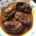 El cooksnap de Fina Gil Pagan cuando hizo Carrilleras de Cerdo al vino tinto.