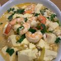 小媽簡單煮 的 鹹蛋蝦仁豆腐煲 cooksnap