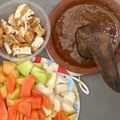Cooksnap dari Audi Athri untuk resep Rujak Buah Bumbu Kacang Mede