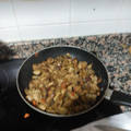 El cooksnap de Guillermo Rocha Herrera cuando hizo Pollo con almendras.