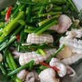manchan 的 韭菜花炒鮮魷 cooksnap