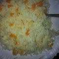 Joyce Ng'ong'a's cooksnap of when they made Boiled Rice with carrots.