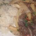El cooksnap de Yohana Baisch cuando hizo Lomo Saltado.