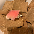 El cooksnap de Andrea Poblete cuando hizo Crackers de sésamo keto.