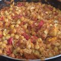 El cooksnap de Alfonso cuando hizo Merluza con garbanzos y tomate.