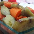 El cooksnap de Eliana Sambrana cuando hizo Rollos de cerdo a la ciruela con batatas acarameladas y zanahorias en reducción de aceto.