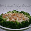 Cooksnap dari olive bunda qonita untuk resep Broccoli Steamed with Garlic Sauce