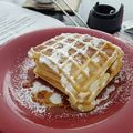 Tyler Johnson's cooksnap of when they made Best-Ever Belgian Waffle.
