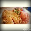 El cooksnap de La Borundashian Loopez cuando hizo Filete de pescado empanizado.