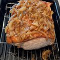 El cooksnap de Jose Navarro cuando hizo Cinta de lomo de cerdo a la mostaza y miel.