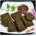 Ekta Vyas's cooksnap of when they made કોથંબીર વડી.