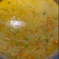 El cooksnap de Diana cuando hizo 254. Sopa vegetariana de garbanzos y pasta al curry.