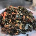 Cooksnap dari Den Wahid untuk resep Tumis Daun Singkong, Daun Pepaya, dan Teri Medan